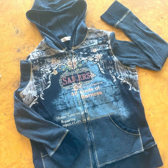 Skinny Minnie Tops - skinny minnie cowgirl rodeo style hoodie